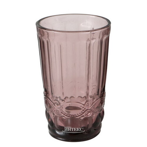 Стакан для воды Монруж 600 мл розовый, стекло Boltze
