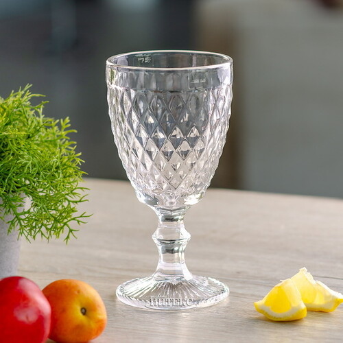 Бокал для вина Шатель 17 см прозрачный, стекло Boltze