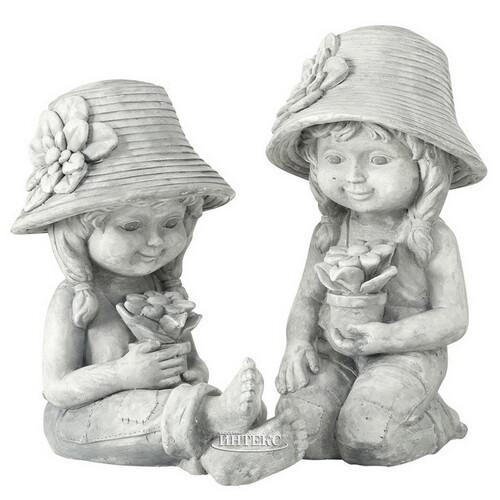 Набор садовых фигур Паула и Мелисса - Floreale Pentolle 42 см, 2 шт Boltze