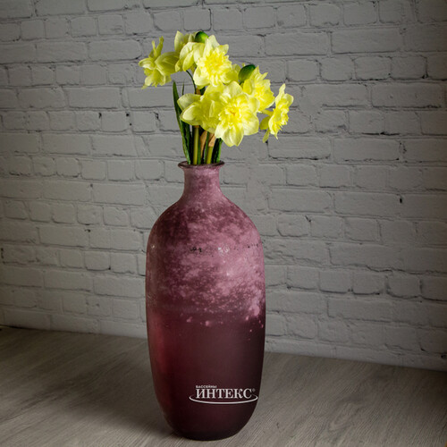 Стеклянная ваза Брунгильда 31 см Edelman