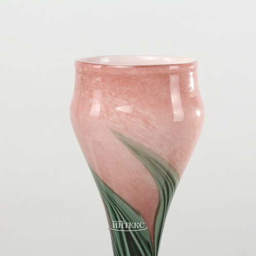 Декоративная ваза Albigono 45 см розово-зеленая EDG