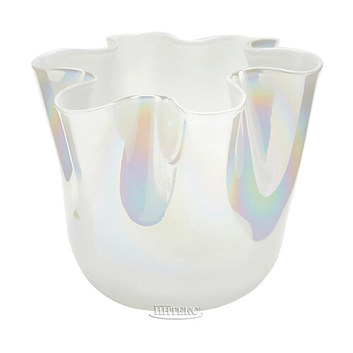 Декоративная ваза Алеберта 18 см белая EDG