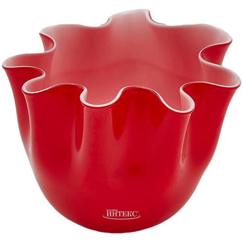 Декоративная ваза Алеберта 14 см красная EDG