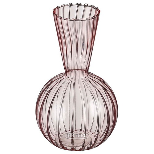 Стеклянная ваза Malu 17 см розовая Edelman