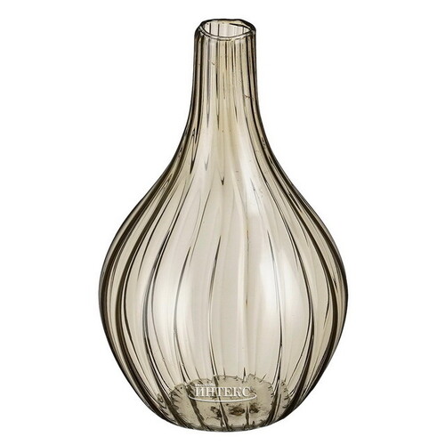 Стеклянная ваза Amante: Kelvin 14 см оливковая Edelman