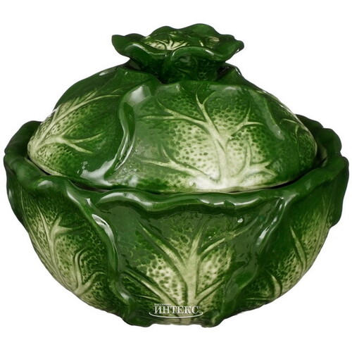 Керамический салатник Cabbage 13 см с крышкой Edelman
