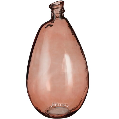 Стеклянная ваза-бутылка Wolse Marrone 47 см Edelman