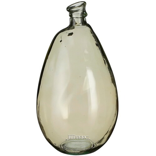 Стеклянная ваза-бутылка Wolse Beige 47 см Edelman