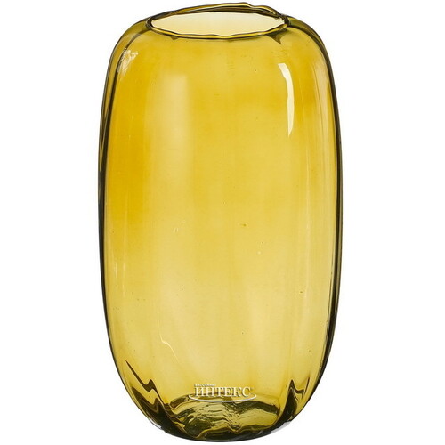 Стеклянная ваза Ricco Giallo 25 см Edelman
