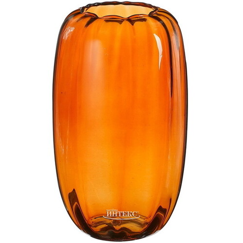 Стеклянная ваза Ricco Miele 25 см Edelman