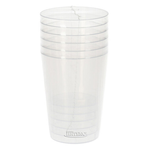 Пластиковые стаканы для воды Кристи, 4 шт, 280 мл Koopman