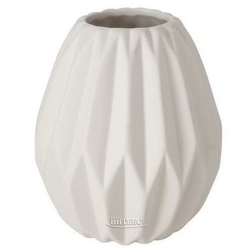 Керамическая ваза Monsanto 14 см белая Boltze