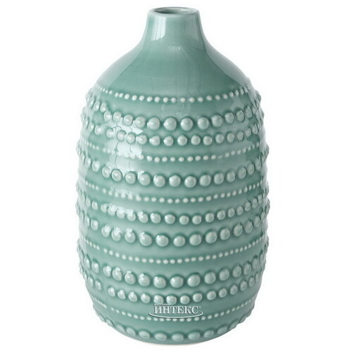 Набор фарфоровых ваз Cantarilla la Cruz 10-20 см зеленый, 3 шт Boltze