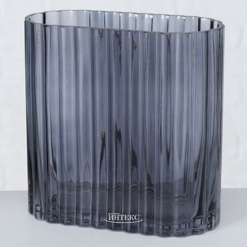 Стеклянная ваза Puerto Williams 18 см Boltze