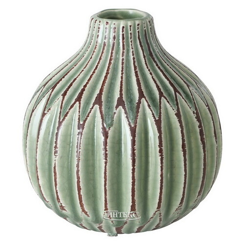 Керамическая ваза Линарес 12 см травяная Boltze