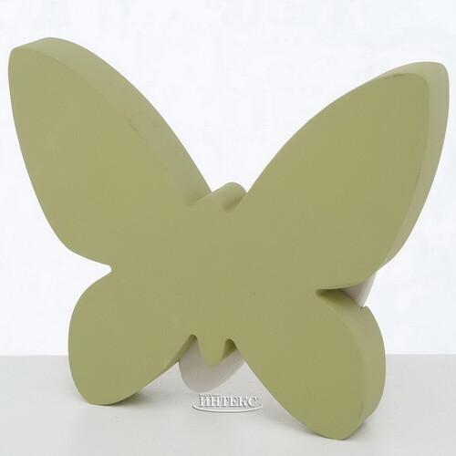 Декоративная фигурка Бабочка Аделия 18 см зеленая Boltze