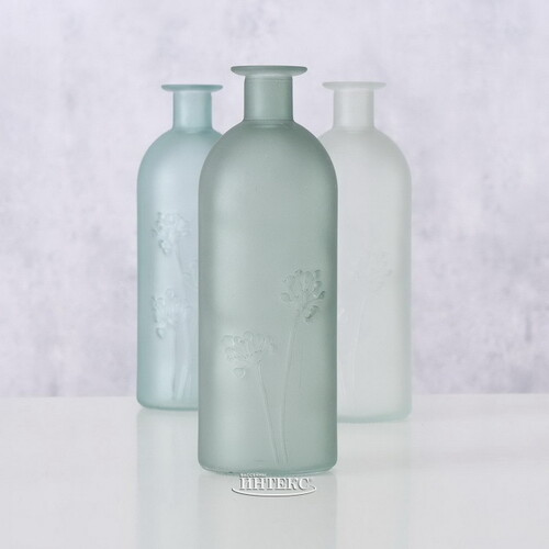Набор стеклянных ваз Cardene Botaniko 21 см, 3 шт Boltze