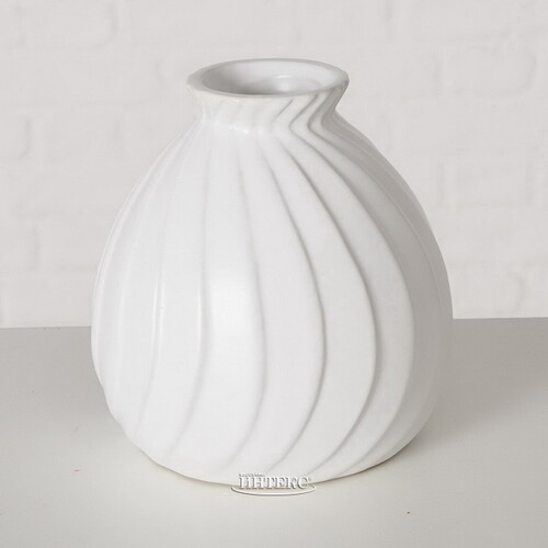Фарфоровая ваза Masconni Blanco 12 см Boltze