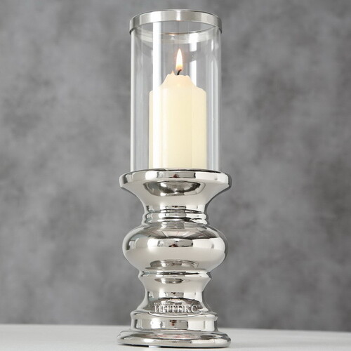 Декоративный подсвечник на одну свечу Альбасетте 28 см Boltze