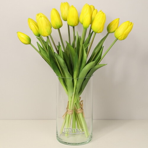 Силиконовые тюльпаны Monte Beau 5 шт, 40 см EDG