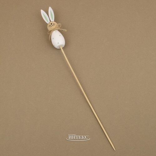 Пасхальное украшение на палочке Кролик Whity 35 см Breitner