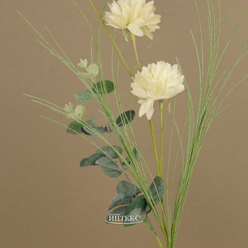 Искусственный букет Florance Garden - Белые Георгины 66 см Kaemingk