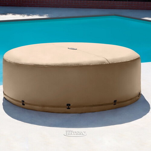 Надувной спа бассейн джакузи Intex 28476 PureSpa Bubble 196*71 см, аэромассаж, теплосберегающий тент, уцененный INTEX