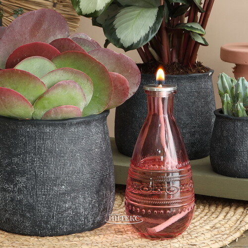 Набор стеклянных ваз Rome 16 см розовый, 3 шт Ideas4Seasons