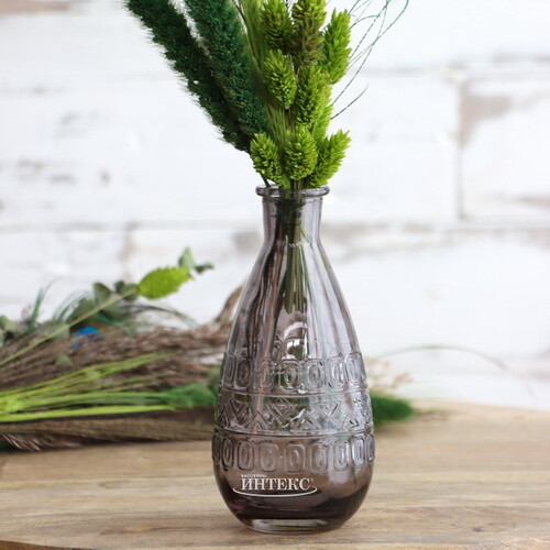 Набор стеклянных ваз Rome 16 см серый, 3 шт Ideas4Seasons