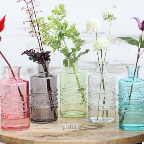 Набор стеклянных ваз Porto 15 см прозрачный, 3 шт Ideas4Seasons