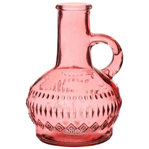 Стеклянная ваза-кувшин Milano 10 см розовая Ideas4Seasons