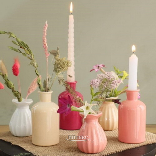 Набор стеклянных ваз Pinko Caruso 9 см, 3 шт Ideas4Seasons