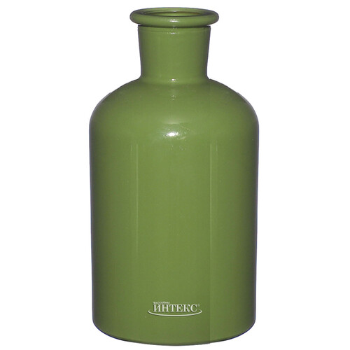 Стеклянная ваза Argento 12 см зеленая Ideas4Seasons