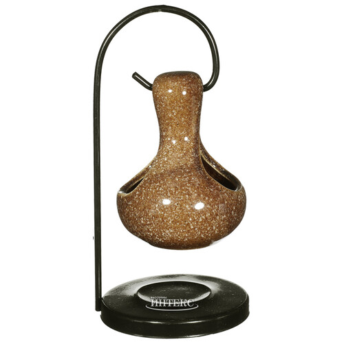 Керамический подсвечник-аромалампа Santorini 21 см коричневый, на подставке Ideas4Seasons