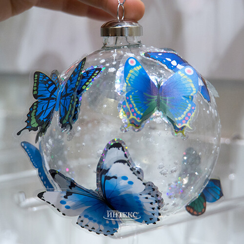 Наклейки Блестящие Бабочки, 7 шт ShiShi