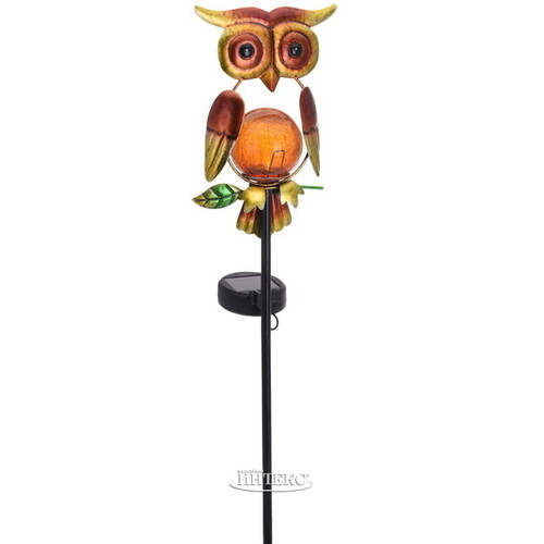 Садовый светильник на солнечной батарее Solar Owl 54 см, IP44, бежевый Koopman