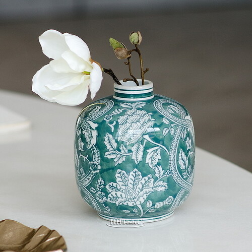 Китайская ваза Танец Цветов 18 см Kaemingk