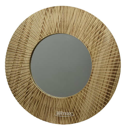 Декоративное зеркало Paulownia Almond 70 см Kaemingk