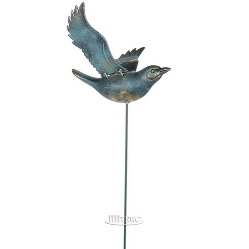 Набор садовых штекеров Птички Флавио: Giardini Di Boboli 60 см, 4 шт, синие Koopman