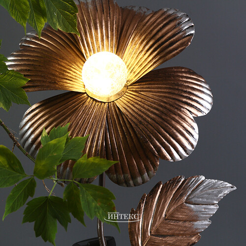 Садовый светильник на солнечной батарее Solar Rose Flower 96 см, IP44 Koopman
