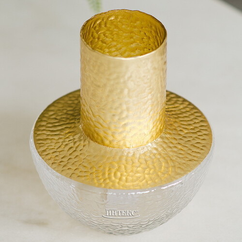 Стеклянная ваза Люневиль 20 см Kaemingk