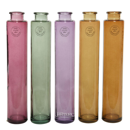 Набор стеклянных бутылок Salon de Provence 32 см, 5 шт Kaemingk