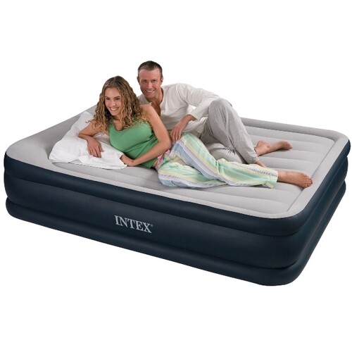 Надувная кровать Deluxe Pillow Rest (Queen), 152х203х43 см INTEX