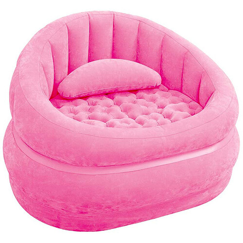 Надувное кресло 91*102*65 см розовое INTEX