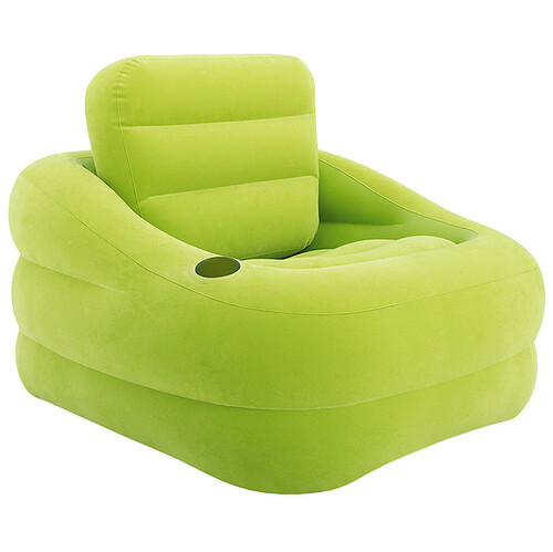 Надувное кресло Accent зеленое 97*107*71 см INTEX