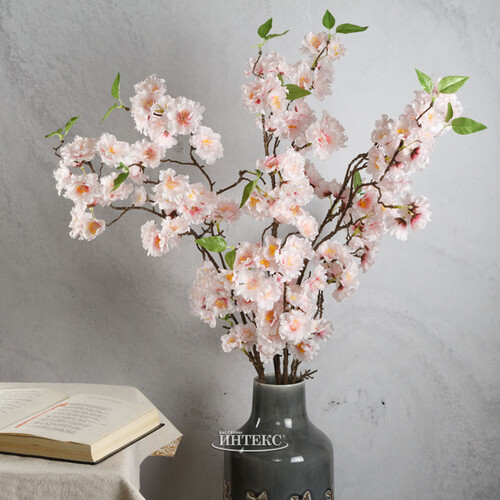 Декоративная ветка Цветущая Сакура 112 см, розовая Kaemingk
