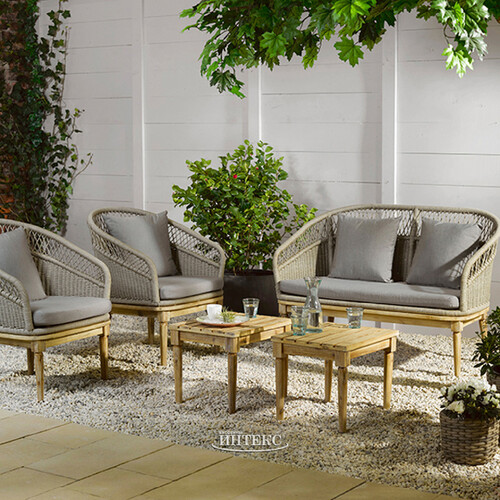 Комплект плетёной мебели Монпелье 1 диван + 2 столика + 2 кресла Kaemingk