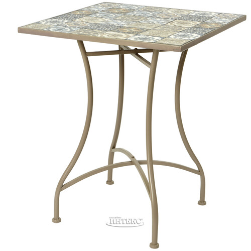 Металлический стол с мозаикой Гран Тулуз 72*58 см Kaemingk