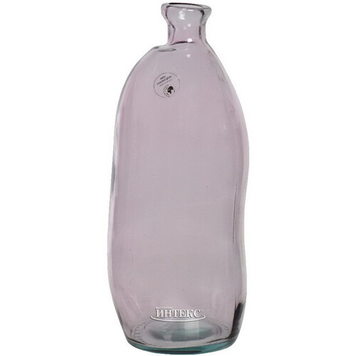 Стеклянная ваза-бутылка Eiter Rose 35 см Kaemingk