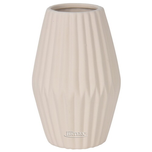 Керамическая ваза Cremon 17*11 см белая Koopman